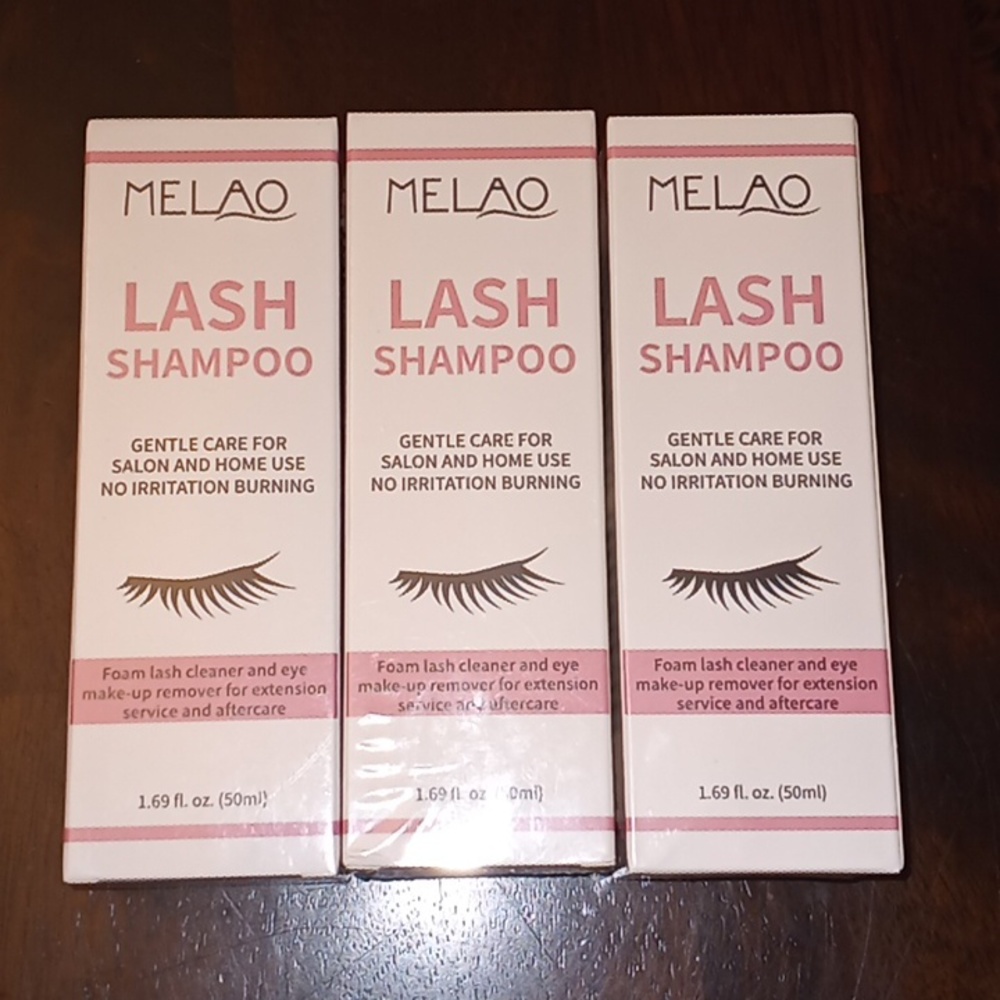 MELAO Lash Shampoo Bundle of 3